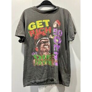 50 Cent Get Rich Or Die Tryin Unisex Front Back Graphic T Shirt S/M Y2K Hip Hop